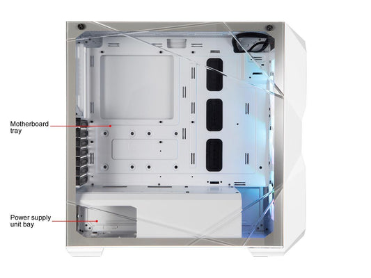 Cooler Master MasterBox TD500 Mesh White Airflow
