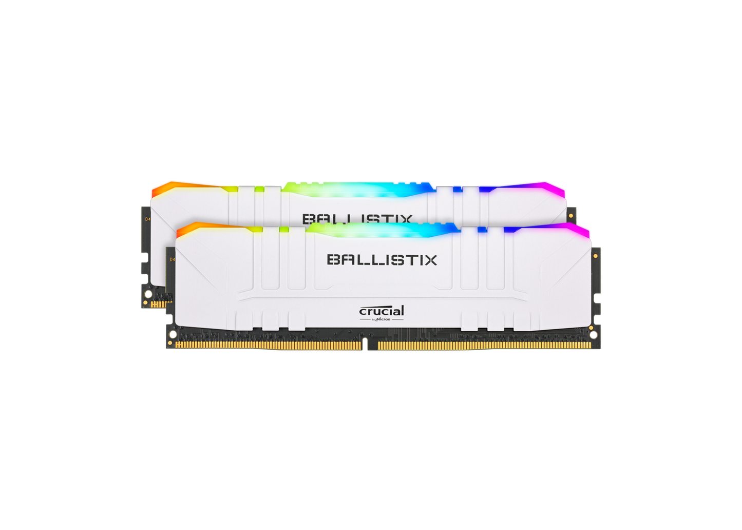 Crucial Ballistix RGB DDR4-3200 Desktop Gaming Memory (White)