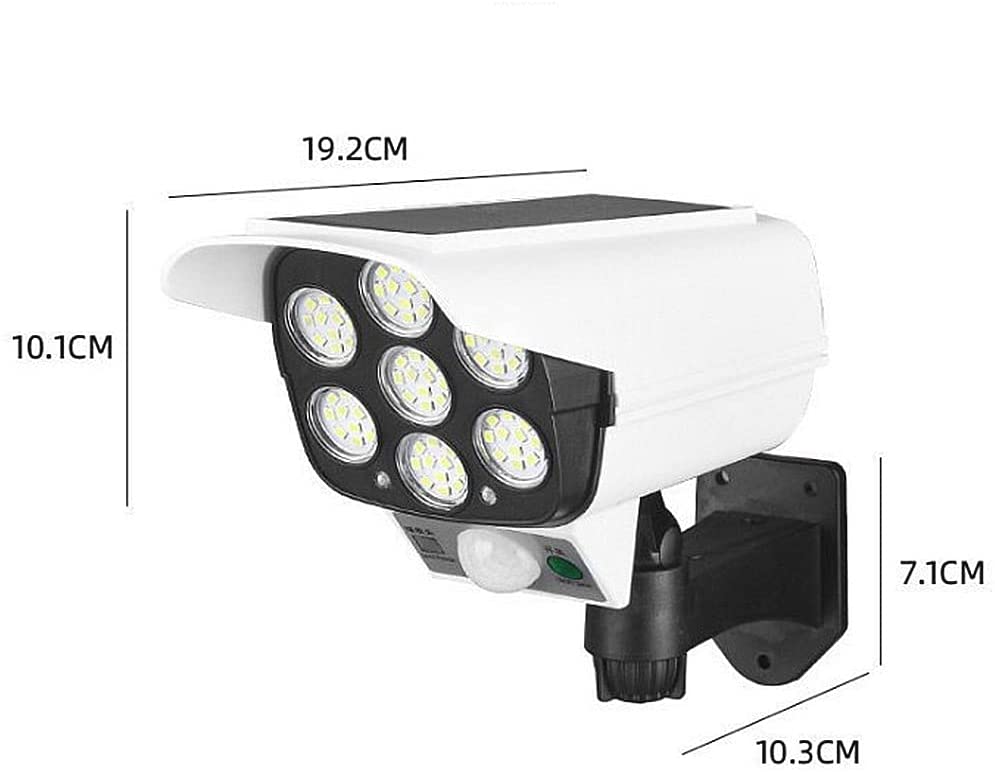 solar Wireless Motion Sensor Lights, 77 LED Flood Lights, IP66 Waterproof Wall Lights ,Easy Install Waterproof Security Lights , for House/Patio/Garage/Backyard/Porch (C2)