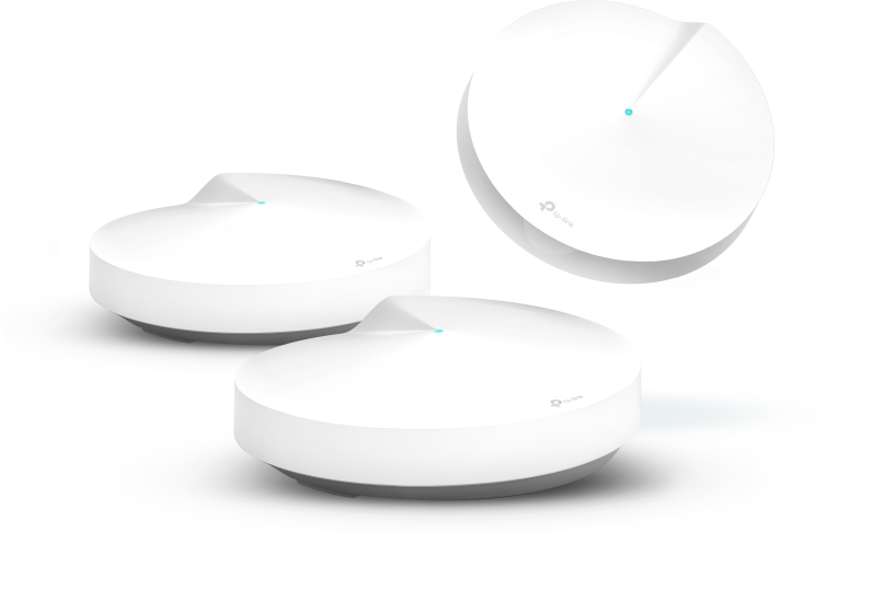 TP-Link Deco Mesh WiFi System(Deco M5) –Up to 5,500 sq. ft. Whole Home Coverage and 100+ Devices,WiFi Router/Extender Replacement, Anitivirus, 3-pack