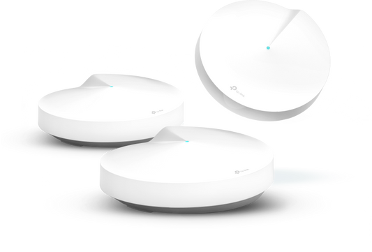 TP-Link Deco Mesh WiFi System(Deco M5) –Up to 5,500 sq. ft. Whole Home Coverage and 100+ Devices,WiFi Router/Extender Replacement, Anitivirus, 3-pack