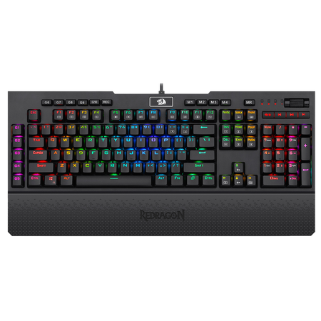 Redragon K586-PRO BRAHMA Mechanical Keyboard , Tactile & Light-speed Fast Optical Blue Switche